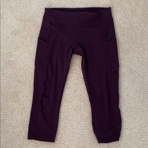 Lululemon Maroon Leggings